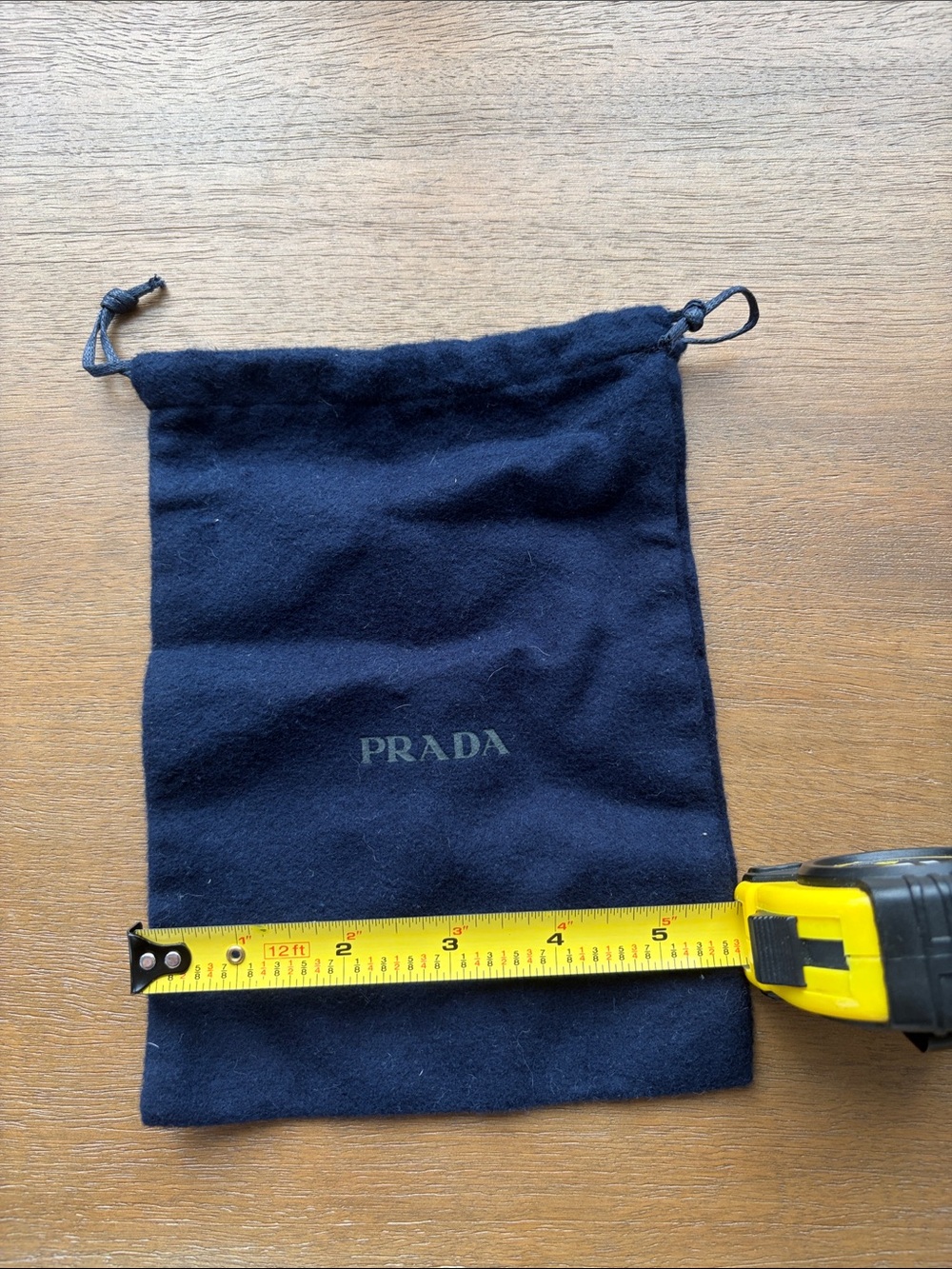 Prada Drawstring Pouch with Logo - Picture 3 of 4